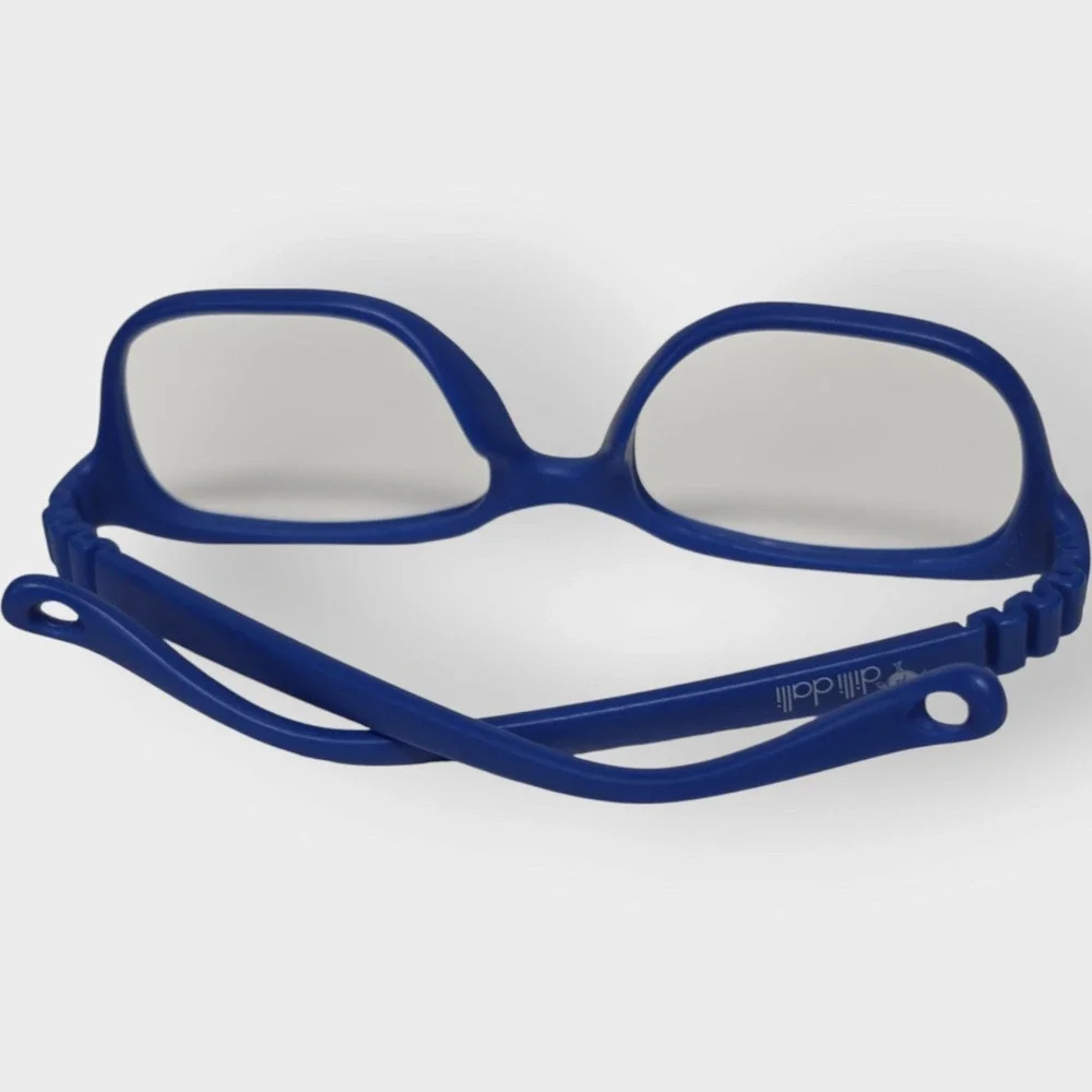 Dilli Dalli Mud Slide Kids Eyeglasses Cobalt Blue 46-16-130 Frame ONLY NO Lenses